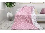 Koc Glamour 150x200 decor pudrowy